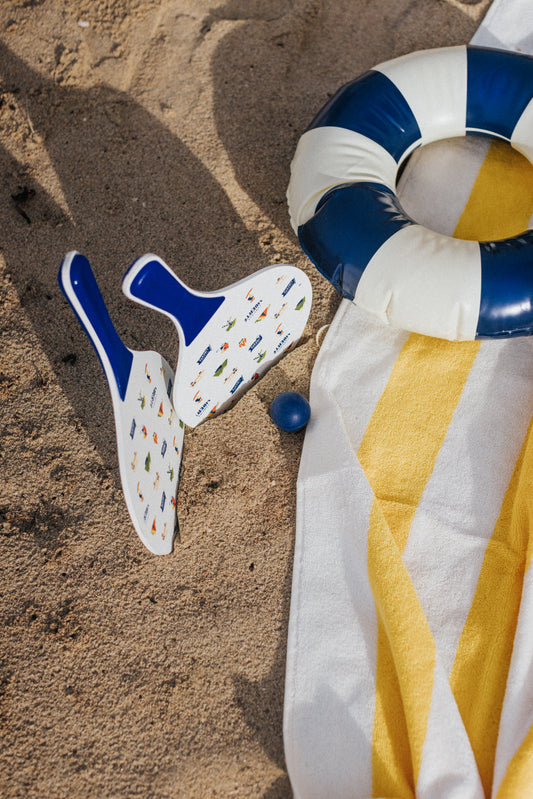 Raquettes de Plage Bleues